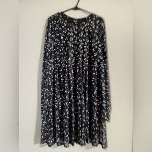 AFRM Women’s Spring Garden Ditsy Dress l/s mini dress open back size medium